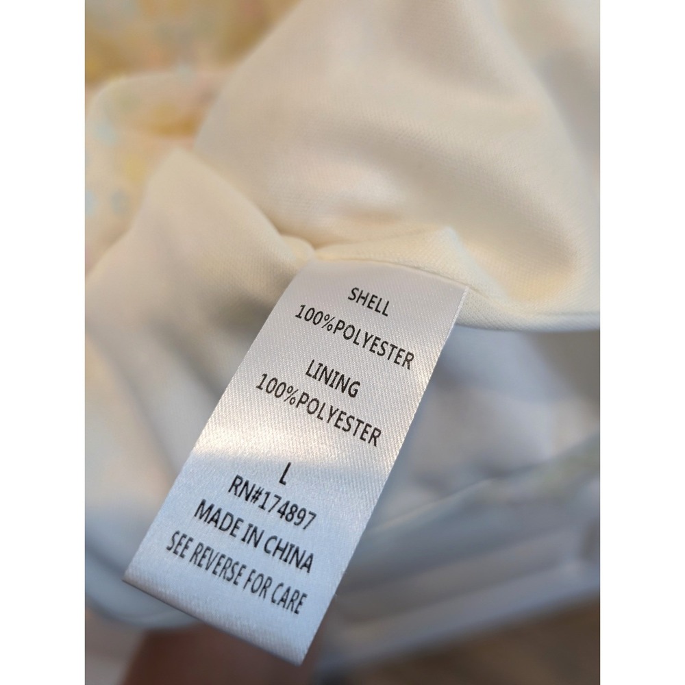 Altar'd State Floral Sequin Cream Mini Dress - Picture 10 of 10
